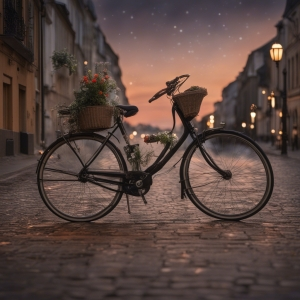 Romantische Fahrradtour